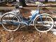 Vintage 1961 Ladies Schwinn Flying Star Blue And White Bicycle 26 Rims Usa