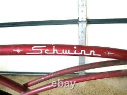 Vintage 1962 Schwinn Tiger Men's Bicycle Red J244439 LOCAL PICK UP