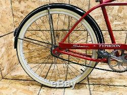 Vintage 1962 Schwinn Typhoon Boy's Red/Black Bicycle