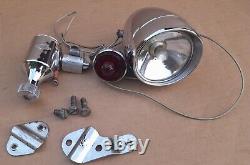 Vintage 1963 MILLER ENGLAND Generator LIGHTING SET Headlight Taillight SCHWINN