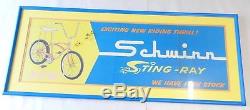 Vintage 1963 Schwinn Stingray Bicycle Dealer Poster