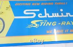Vintage 1963 Schwinn Stingray Bicycle Dealer Poster