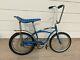 Vintage 1964 Original Schwinn Deluxe Stingray Boys Blue Bicycle Solo Polo Seat