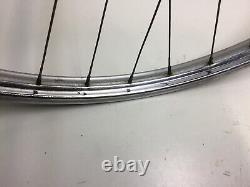 Vintage 1964 Schwinn 26 1 3/8 S5 Chrome Bicycle Wheels Rims Sturmey Archer 3