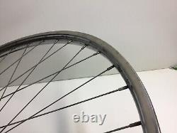 Vintage 1964 Schwinn 26 1 3/8 S5 Chrome Bicycle Wheels Rims Sturmey Archer 3