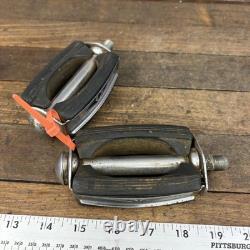 Vintage 1964 Schwinn Pedals Bow Stingray Germany Cruiser 60s Pair No Reflectors