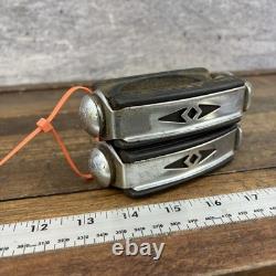 Vintage 1964 Schwinn Pedals Bow Stingray Germany Cruiser 60s Pair No Reflectors