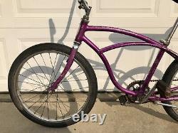 Vintage 1964 Schwinn Stingray Deluxe, Violet Color, Oct 1964, Old Muscle Bike