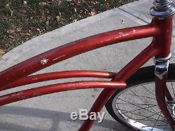Vintage 1964 Schwinn stingray RARE red muscle bike untouched GOLD solo polo