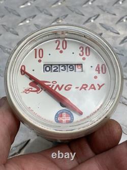 Vintage 1964 USA Schwinn Bike Speedometer 20 inch STINGRAY Bicycle Accessory