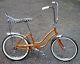 Vintage 1965 1966 Schwinn Slik Chik Stingray Coppertone Banana Seat Muscle Bike