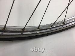 Vintage 1965 Schwinn 26 1 3/8 S5 Chrome Wheels Rims & Tires 3 Speed Sturmey