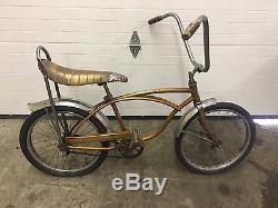 Vintage 1965 Schwinn Stingray Sting Ray Coppertone Bicycle Bike