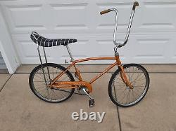 Vintage 1966 Schwinn Speedster 20 Bike Copper Orange Nice