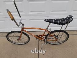 Vintage 1966 Schwinn Speedster 20 Bike Copper Orange Nice