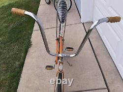 Vintage 1966 Schwinn Speedster 20 Bike Copper Orange Nice