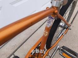 Vintage 1966 Schwinn Speedster 20 Bike Copper Orange Nice