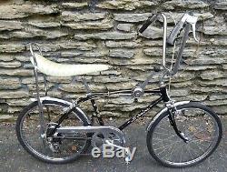 Vintage 1966 Schwinn Stingray Black Fastback Bicycle