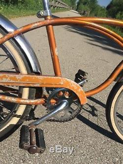 Vintage 1966 Schwinn Stingray Deluxe Banana Seat Muscle Bike Coppertone