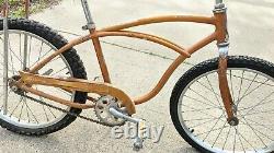 Vintage 1966 Schwinn Stingray Junior Muscle Bike For Restoration Coppertone 20
