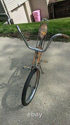 Vintage 1966 Schwinn Stingray Junior Muscle Bike For Restoration Coppertone 20