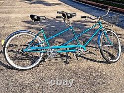 Vintage 1966 Schwinn Tandem Bicycle professionally restored 2024, $0 ship