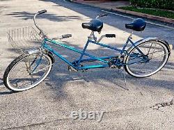 Vintage 1966 Schwinn Tandem Bicycle professionally restored 2024, $0 ship