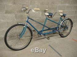 Vintage 1966 Schwinn Twinn Deluxe Tandom Bicycle UNRESTORED Very Nice Condition