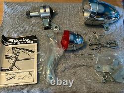 Vintage 1967 Schwinn Approved Deluxe Generator Light Set #04140 (new Old Stock)