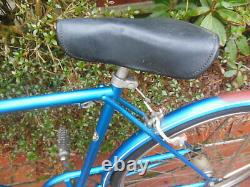 Vintage 1967 Schwinn Chicago Racer 3 Speed 26 Men's Original Bicycle Bike Blue