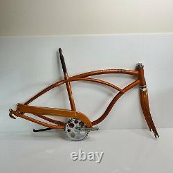 Vintage 1967 Schwinn Junior Sting-Ray Frame & Fork Set 20 Coppertone Gold USA