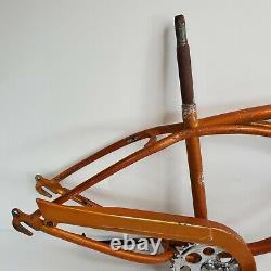 Vintage 1967 Schwinn Junior Sting-Ray Frame & Fork Set 20 Coppertone Gold USA