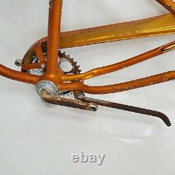 Vintage 1967 Schwinn Junior Sting-Ray Frame & Fork Set 20 Coppertone Gold USA