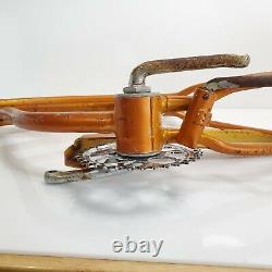 Vintage 1967 Schwinn Junior Sting-Ray Frame & Fork Set 20 Coppertone Gold USA