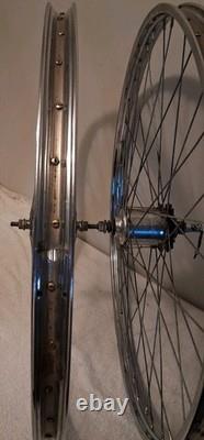 Vintage 1968 Schwinn 26 x 1? S5 Chrome Wheel Set Sturmey Archer 3 Speed Racer