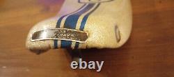 Vintage 1968 Schwinn Krate Silver Glitter Blue Stripe Accessory Banana Seat