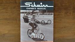 Vintage 1968 Schwinn Orange Krate Banana Seat Muscle Bike 5-Speed Owners Manual