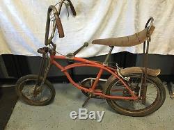 Vintage 1968 Schwinn Orange Krate Bicycle Serial # HD84299