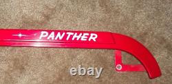 Vintage 1968 Schwinn Panther Red Bicycle Chain Guard Collectible Bike Part