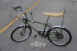 Vintage 1968 Schwinn Rams Horn Fastback Stingray 5 Speed Stick Shift Bike