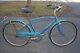 Vintage 1968 Schwinn Speedster 3 Speed Blue Chicago Original Bicycle Bike Basket