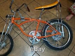 Vintage 1968 Schwinn Sting-Ray Orange Krate Muscle Bike 5 Speed Stick