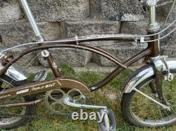 Vintage 1968 Schwinn Sting-Ray Run-A-Bout 16 Bicycle Sierra Brown USA HTF