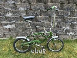 Vintage 1968 Schwinn Sting-Ray Run-A-Bout 16 Bicycle Stik Campus Green USA HTF