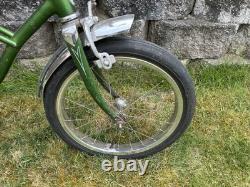 Vintage 1968 Schwinn Sting-Ray Run-A-Bout 16 Bicycle Stik Campus Green USA HTF