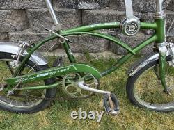 Vintage 1968 Schwinn Sting-Ray Run-A-Bout 16 Bicycle Stik Campus Green USA HTF