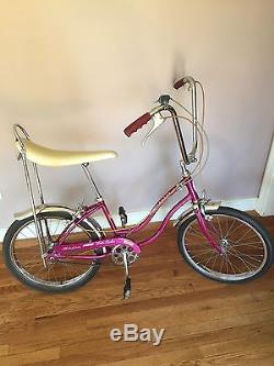 Vintage 1968 Schwinn Stingray Fair Lady Bike Violet