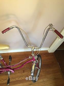 Vintage 1968 Schwinn Stingray Fair Lady Bike Violet