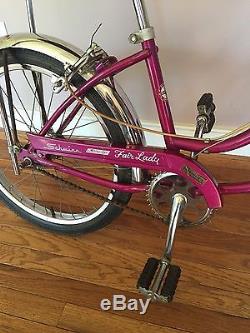 Vintage 1968 Schwinn Stingray Fair Lady Bike Violet