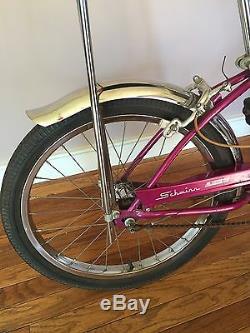 Vintage 1968 Schwinn Stingray Fair Lady Bike Violet